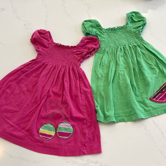 Two summer dresses girl size 4T - Picture 1 of 8